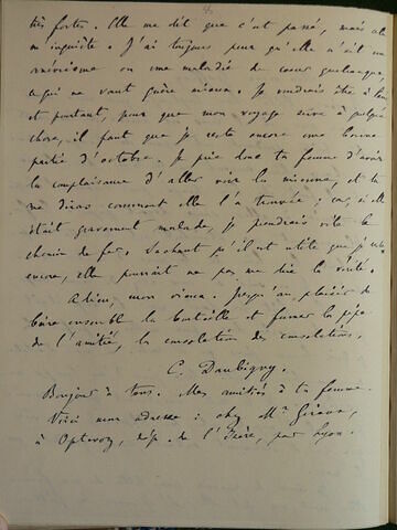 (Octobre 1854), sans lieu, à Geoffroy Dechaume, image 2/2