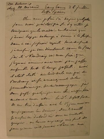 26 juillet (1845), Eaux-Bonnes, à J.B. Pierret