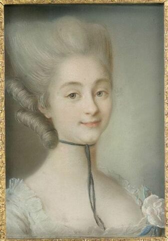 Portrait présumé de Mademoiselle Marie Perrine Etiennette Le Marquis, dite Mme de Villemomble (1737-1806), image 1/6