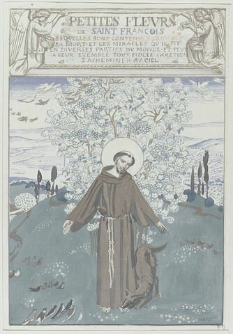 Illustration des Fioretti. Petites Fleurs de saint François d' Assise, image 1/1
