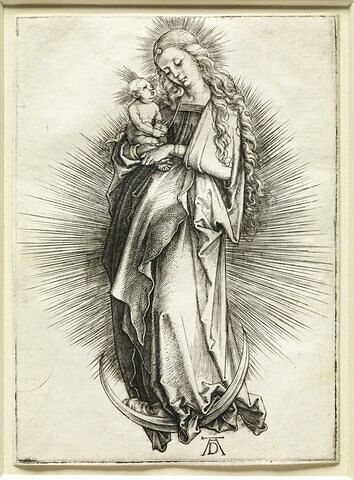 Vierge à l'Enfant sur un croissant de lune