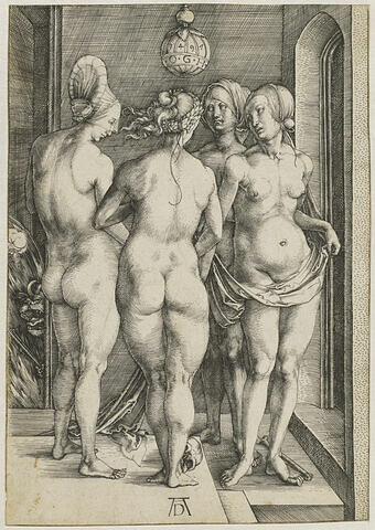 Groupe de quatre femmes nues, image 1/1