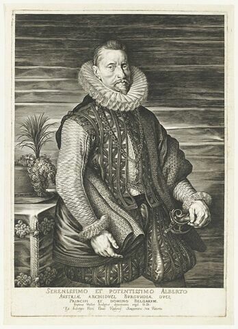 Albert, archiduc d'Autriche (pendant du n°18299)