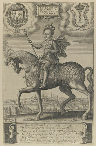 Louis XIII, portrait équestre, image 1/1
