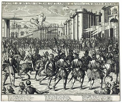 1610 - Entrée du roi Louis XIII à Paris, image 1/1