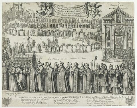Procession de la châsse de Saint Germain - 1652