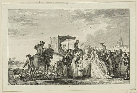 Exemple d'humanité donné par Madame la Dauphine le 16 octobre 1773, image 1/1