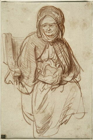 Vieille femme assise, image 1/1