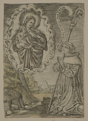 St Bernard et la Vierge