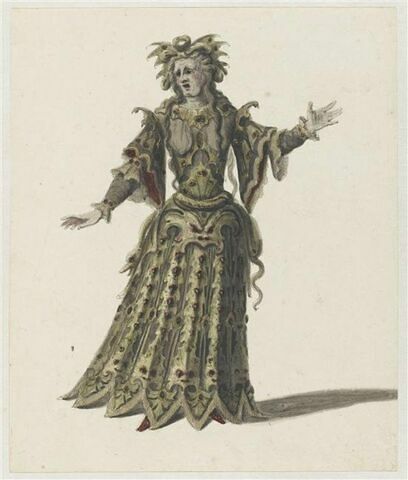 Costume de Furie pour l'opéra Proserpine, image 1/1
