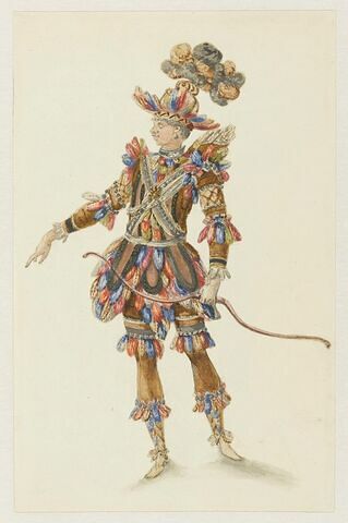 Costume pour les estafiers de la quadrille des Indiens pour le grand carrousel de 1662, image 1/1