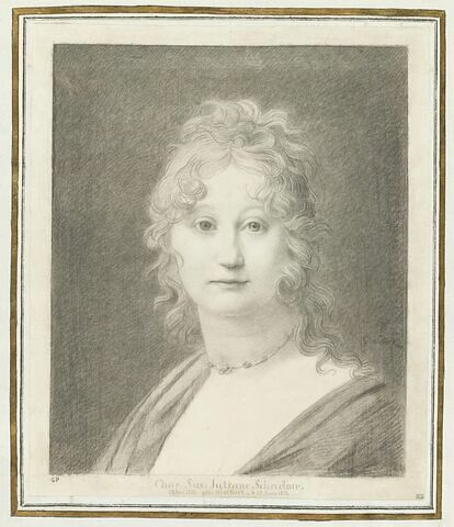 Portrait de Charlotte Susanna Juliane Schadow, née Hielkert (1770-1846)
