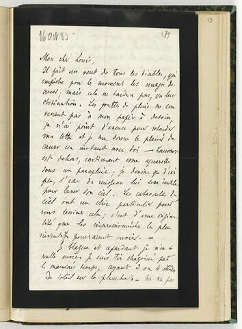 16 octobre 1883, Fère-en-Tardenois, à Louis de Launay, image 1/5