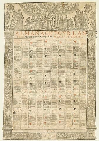 Almanach pour 1616, image 1/1