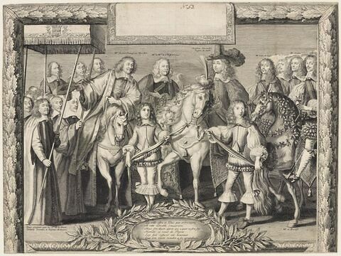 Almanach de 1657. Entrée de Christine de Suède à Paris