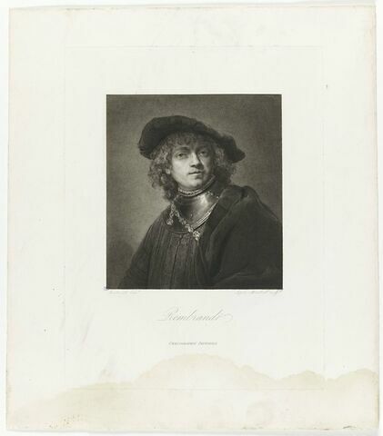 Autoportrait de Rembrandt, copie, image 1/1