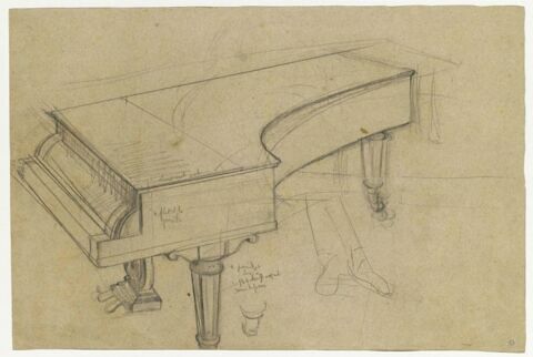 Etude d'un piano, image 1/1