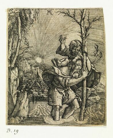 Saint Christophe portant l'Enfant, image 1/1