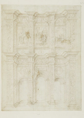 Arc de triomphe à trois portes avec des scènes de adlocutio impérial, image 1/1