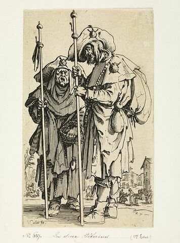 Les Gueux ou Mendiants : Les deux pélerins, image 1/1