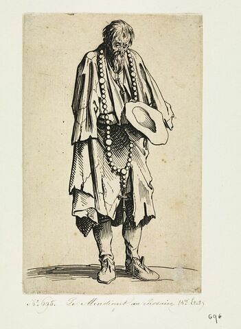 Les Gueux ou Mendiants : Le Mendiant au Rosaire, image 1/1