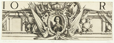 Siège de La Rochelle : Bordure : Portrait de Louis XIII