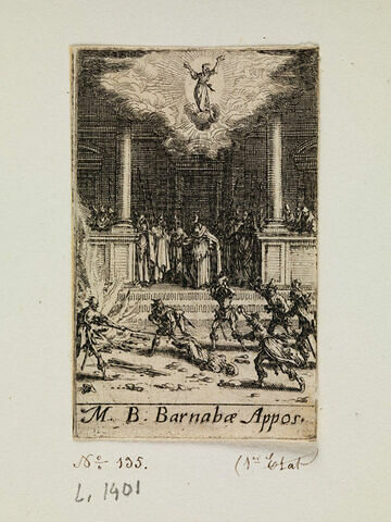 Le martyre de saint Barnabé