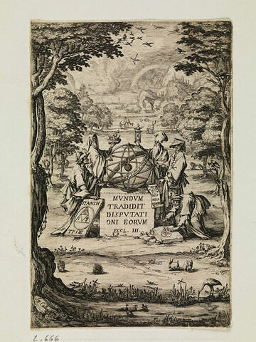 Frontispice du Sacra Cosmologia ou Le titre aux astrologues, image 1/1