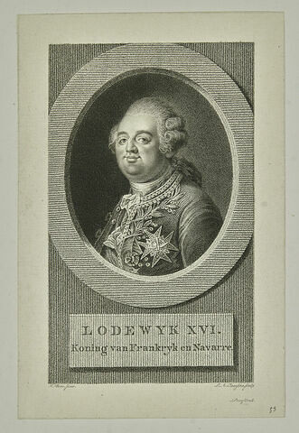 Louis XVI (Lodewyk XVI, konig van Frankryk en Navarre)