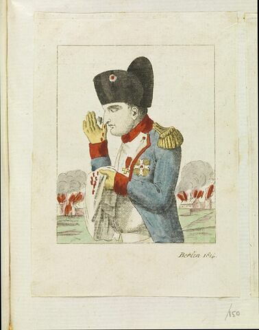 [Caricature de Napoléon] Berlin 1814, image 1/1