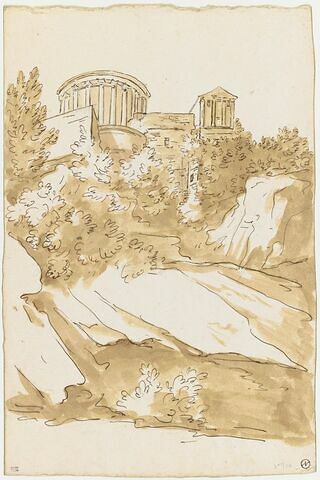 Vue du temple de Vesta à Tivoli, image 1/1