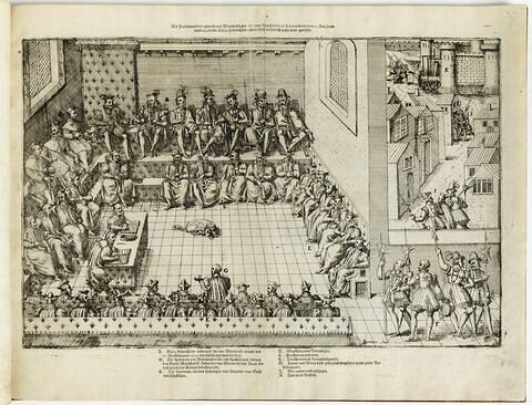 La Mercuriale tenue aux Augustins à Paris le 10 juin 1559 en présence d'Henri II, image 1/1