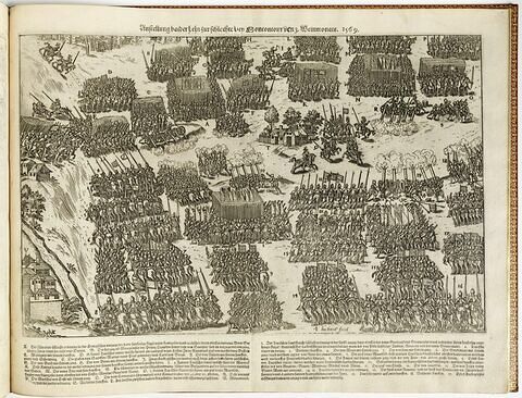 La disposition des deux armées près de Moncontour, le 3 octobre 1569, image 1/1
