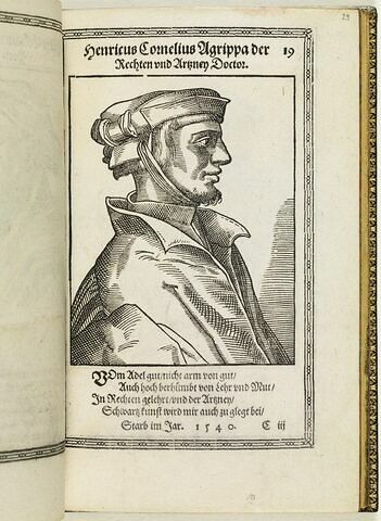 Henricus Cornelius Agrippa der Rechten und Arzney Doctor., image 1/1