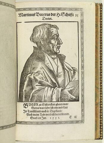 Martinus Bucerus der h. Schrift Doctor.