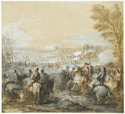 Louis XIV passant le Rhin à Tolhuis le 12 juin 1672
