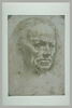 Portrait d'homme de trois quarts à droite ; profil ; gribouillage, image 2/2