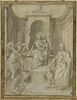 La Vierge à l'Enfant en trône, entre saint Michel et saint Jean Evangéliste, image 1/3