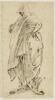 Une figure drapée, de trois quarts à gauche, la main gauche sur la hanche, image 1/2