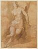 Une femme nue, assise, attachée à un arbre : Angélique (?), image 1/2