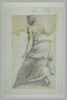 Femme debout levant les bras : figure du Jardin des Hespérides, image 2/2