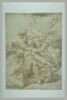 Le Christ mort, soutenu par Joseph d'Arimathie, entouré par les anges et pleuré par la Vierge ; étude de la main droite de la Vierge (?), image 2/4
