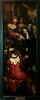 Portrait de l’abbé Antoine Blondel avec saint Antoine, son saint patron, 1632
Avers (face interne) d’un volet droit de retable 
Au revers (face externe) : L’Empereur Charlemagne (ou un roi de France ?) remettant une charte de fondation d’abbaye à une religieuse, image 5/5