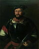 Portrait d'un homme d'armes en buste tenant une arbalète, image 2/2