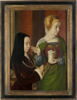 Portrait présumé de Madeleine de Bourgogne, dame de Laage, présentée par sainte Madeleine, image 2/2