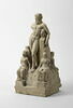 Hercule appuyé sur un terme avec quatre femmes assises (projet d'un monument au peuple français), image 2/11