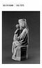 Statuette : Vierge à l'Enfant trônant, tenant une rose, image 3/7