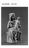 Statuette : Vierge à l'Enfant trônant, tenant une rose, image 5/7