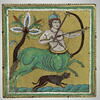 Plaque émaillée : centaure ou sagittaire, image 2/2