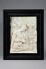Bas-relief rectangulaire dans un cadre en bois noirci : Le Christ présenté au peuple, image 4/4